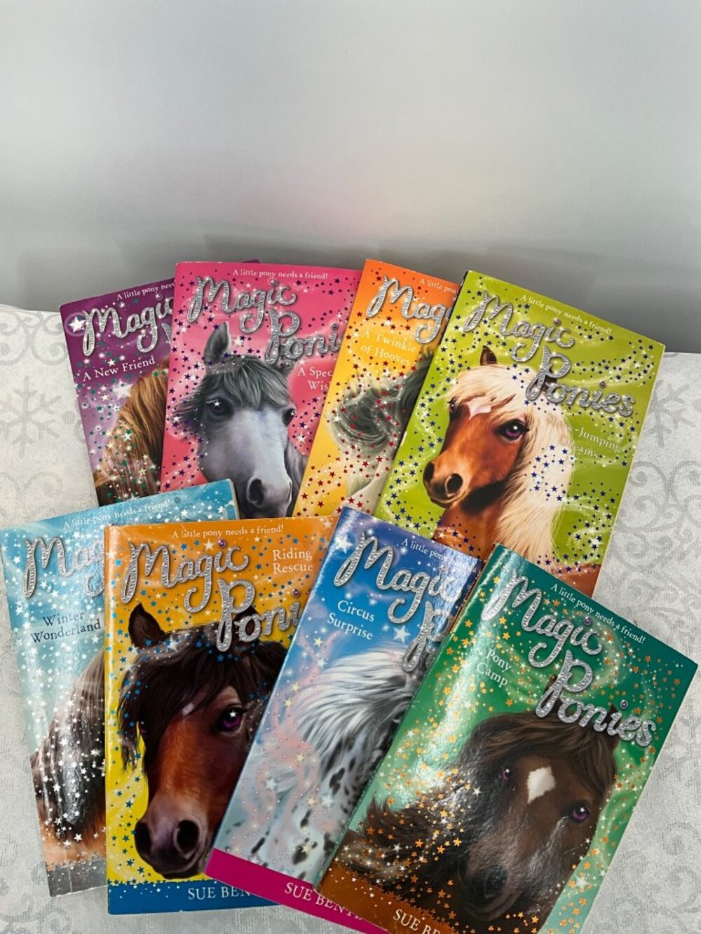 Magic Ponies Complete Set Books 1-8 By Sue Bentley Childrens Fiction Series